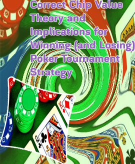 Chip denominations for poker tournament