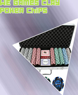 Clay poker chip set