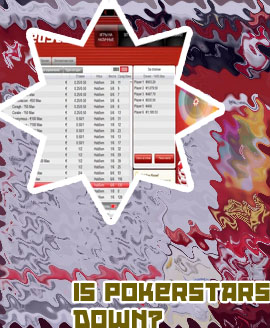 Poker stars outage