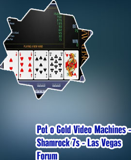 Shamrock poker machine